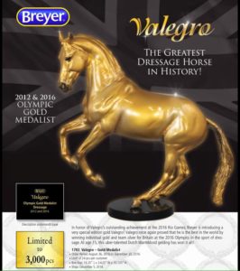 Breyer 1783 Gold Valegro