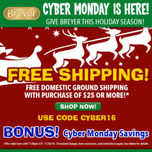 Breyer 2016 Cyber Monday Sale