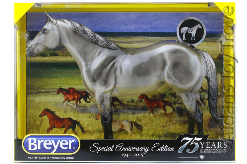 Breyer 1730 AQHA 75th Anniversary Glossy Grulla