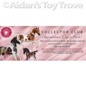 Breyer Glossy Julian and Sophia Promotion