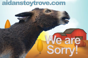 We are sorry