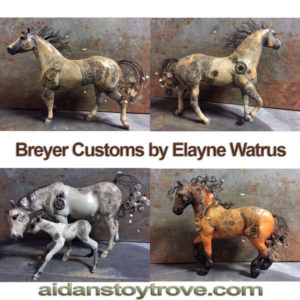 Breyer Custom Steampunk Horses by Elayne Watrus