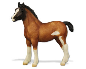 Breyer Test Color Clydesdale Foal Bay Roan Sabino