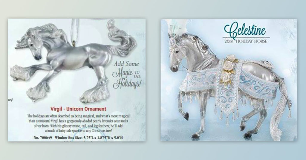 Breyer 2018 Celestine & Virgil Unicorn