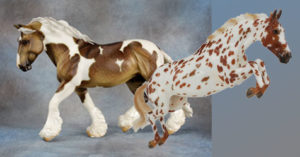 Breyer Woodrow and Jackpot BreyerFest 2018 Raffle Models